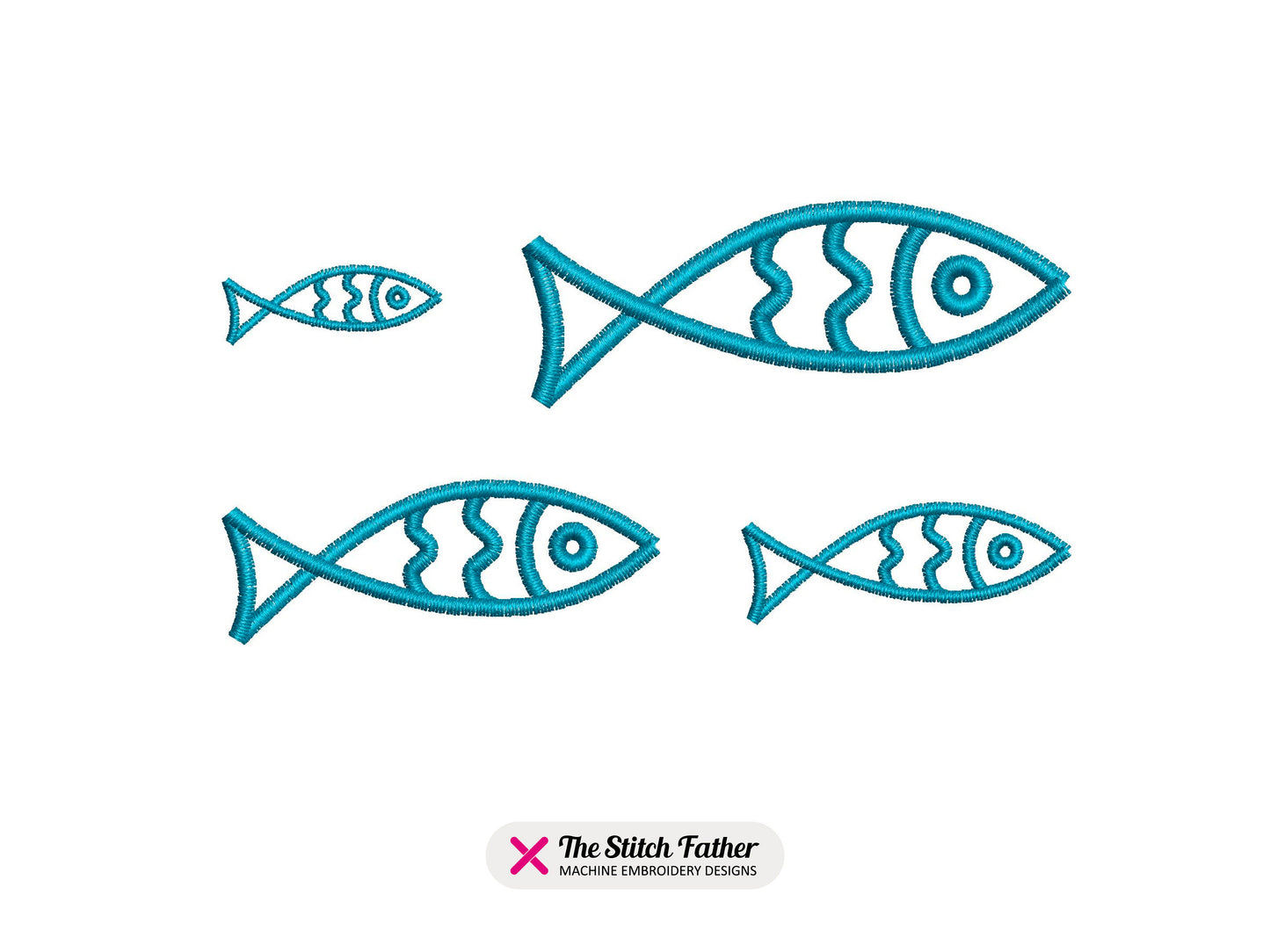 Mini Fish Outline