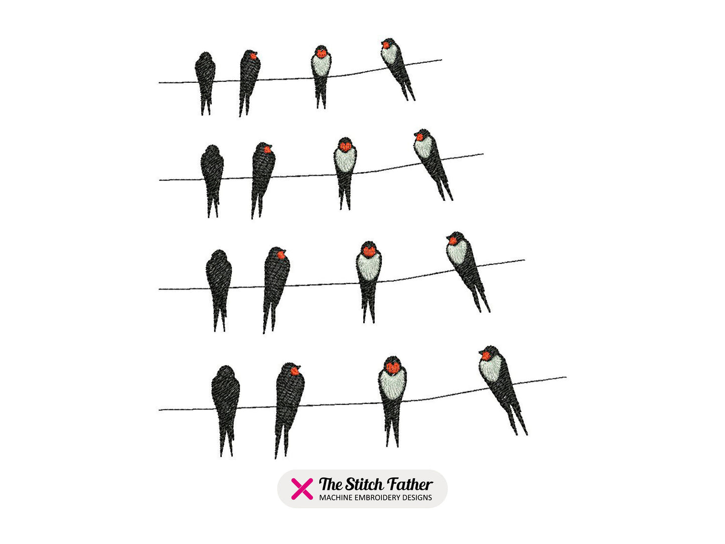 Swallows on Wire