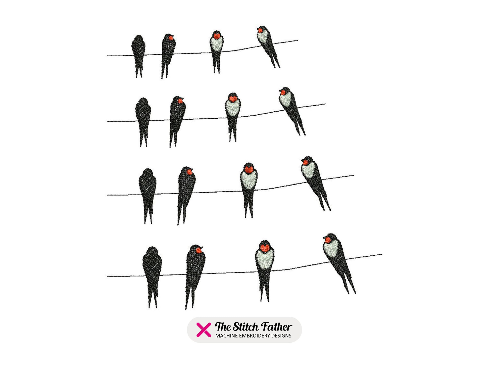 Swallows on Wire