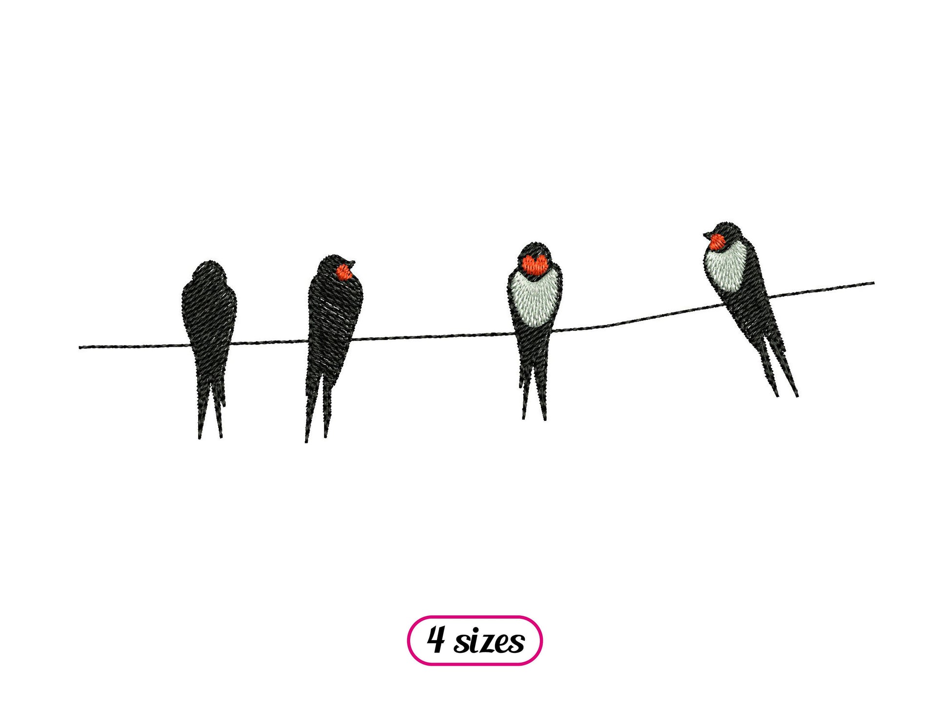 Swallows on Wire