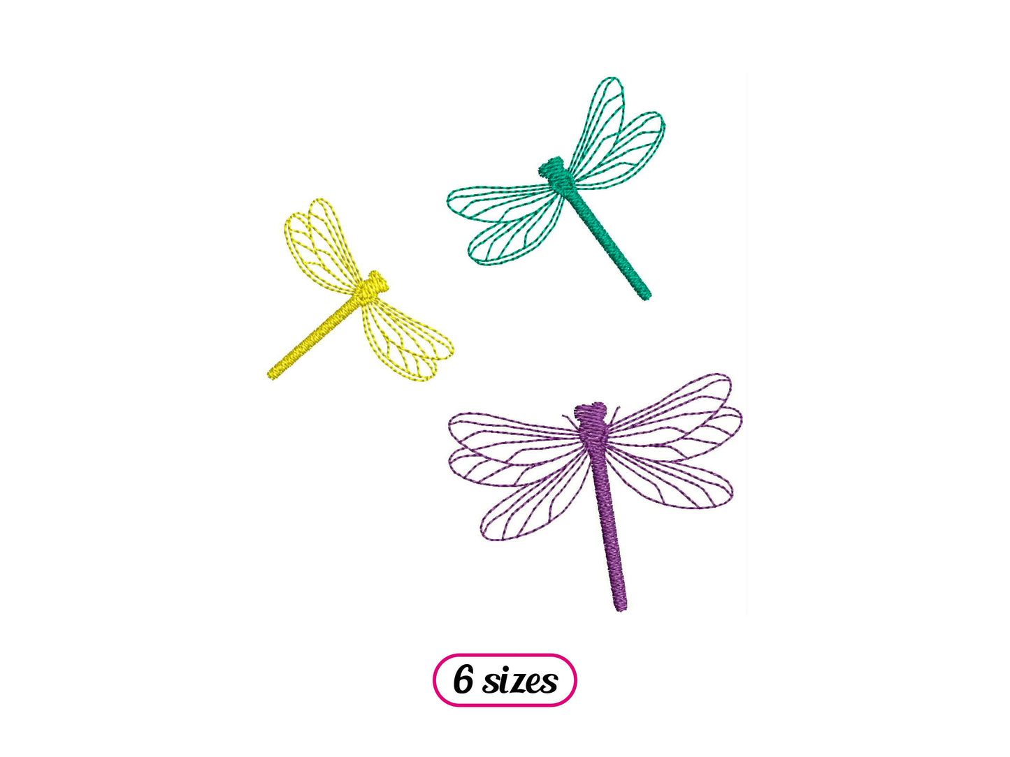 Dragonflies Silhouettes