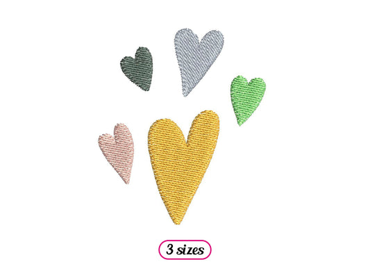 Mini Hearts Boho