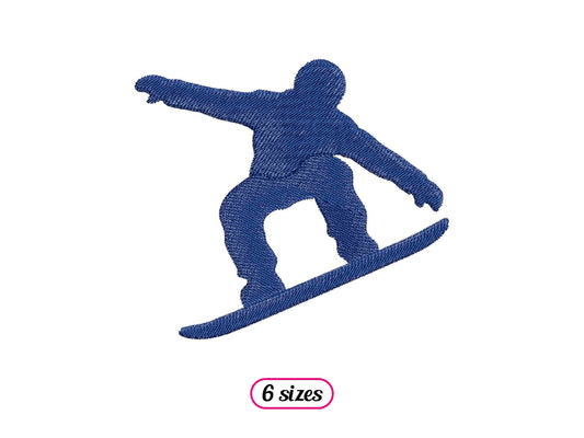 Snowboard Jump Silhouette