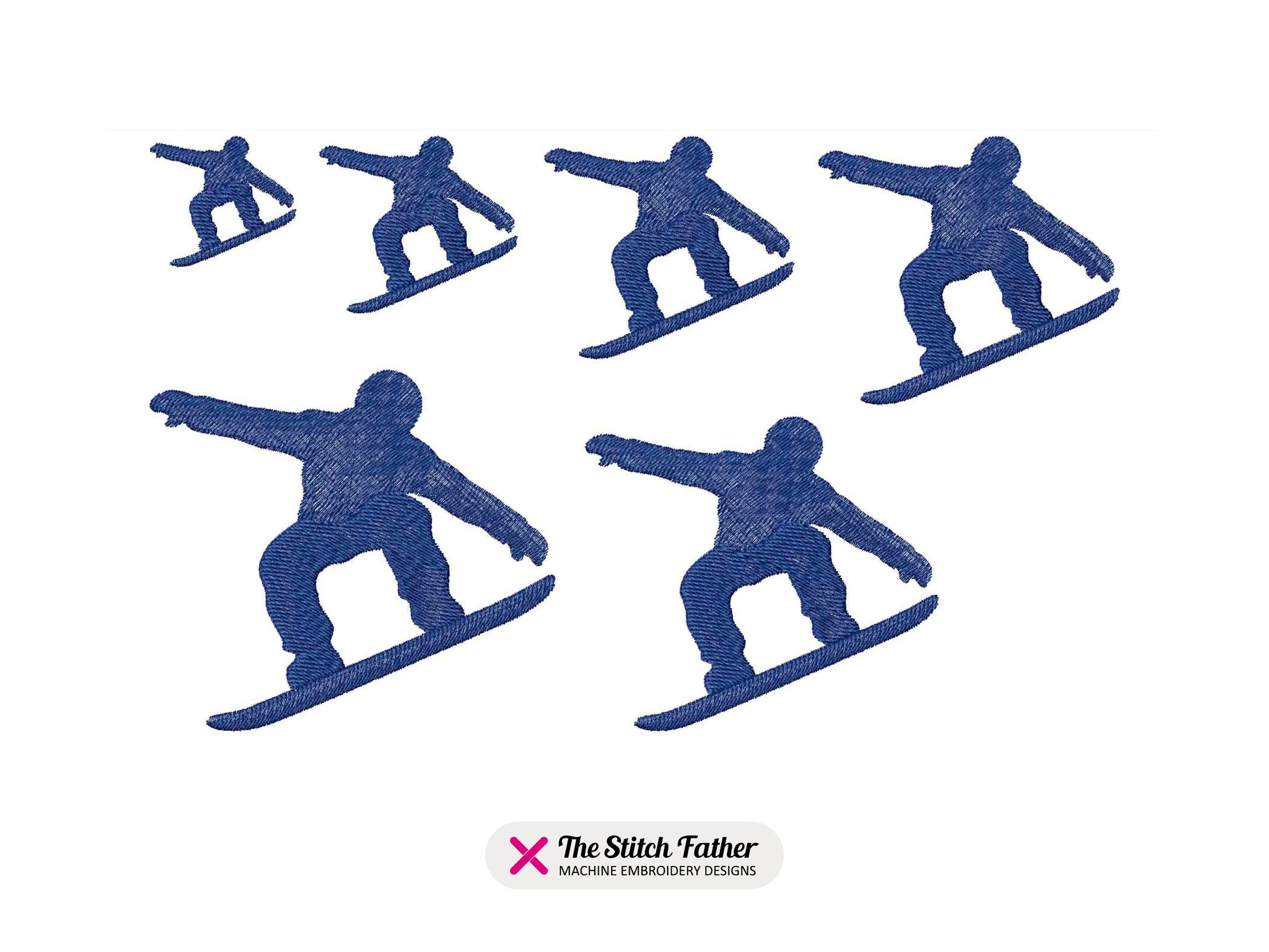 Snowboard Jump Silhouette
