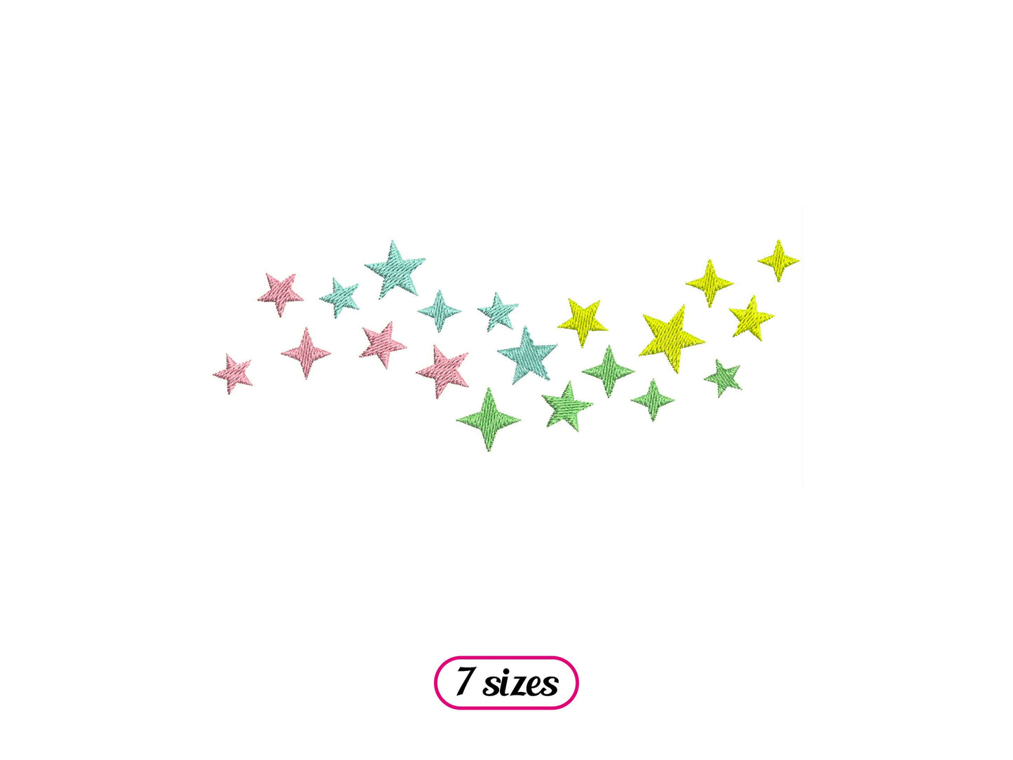 Stars Cloud Multicolored