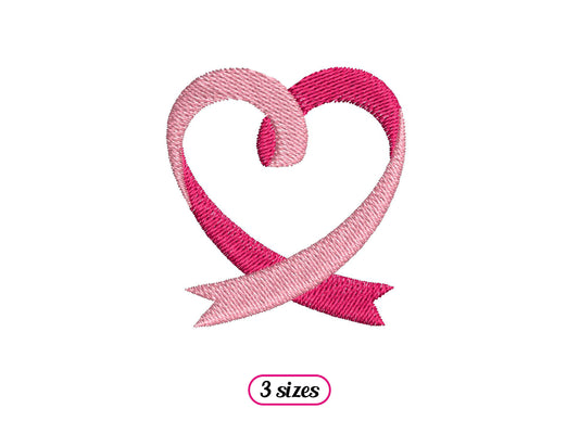 Mini Ribbon Heart Bow