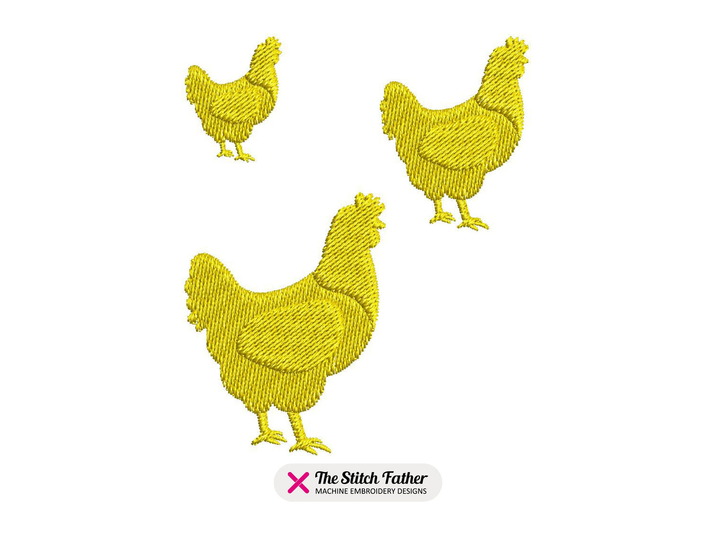 Mini Hen Silhouette