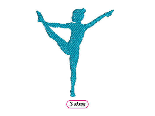 Mini Gymnast Silhouette