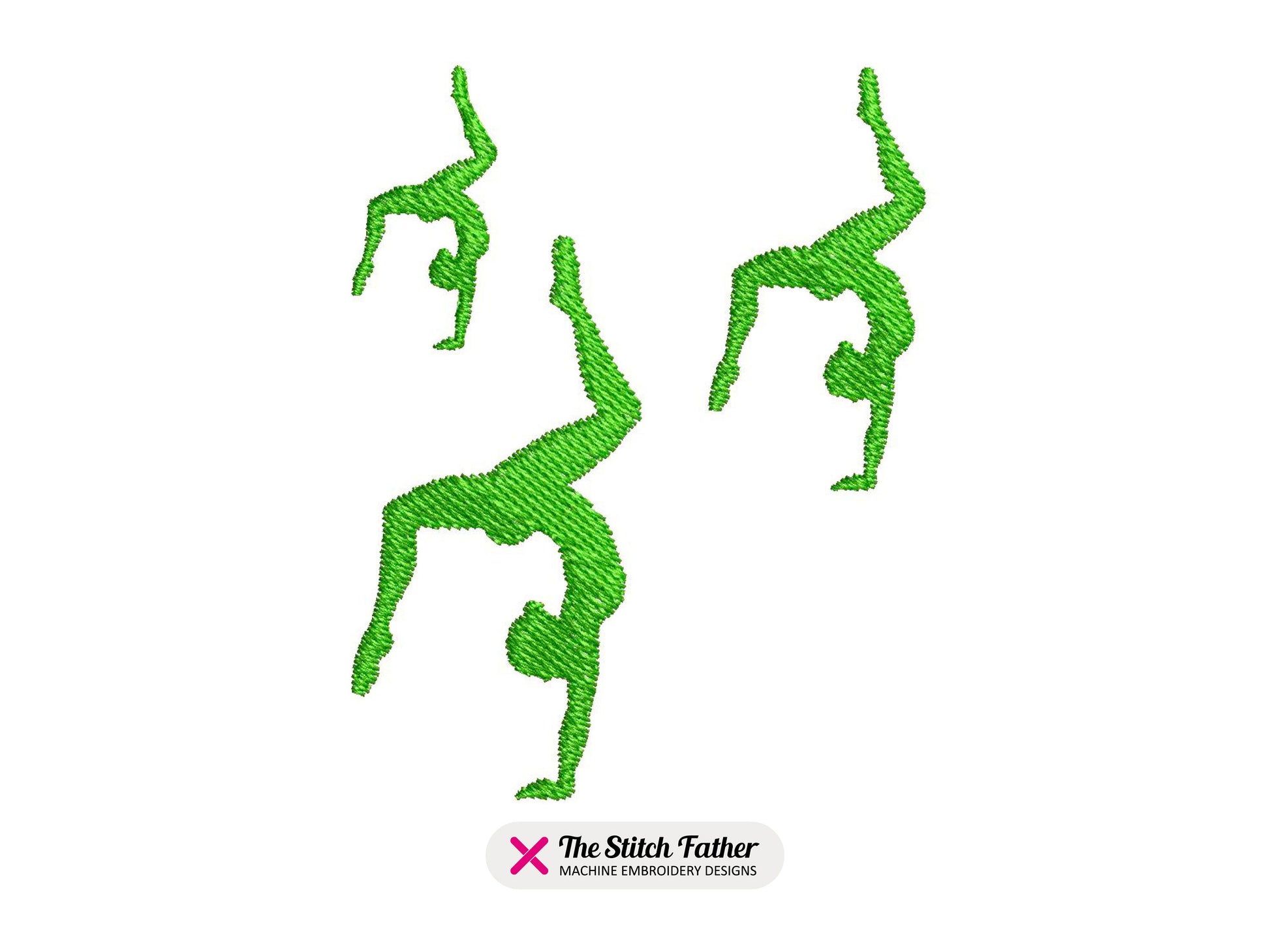 Mini Gymnasts Silhouettes Set