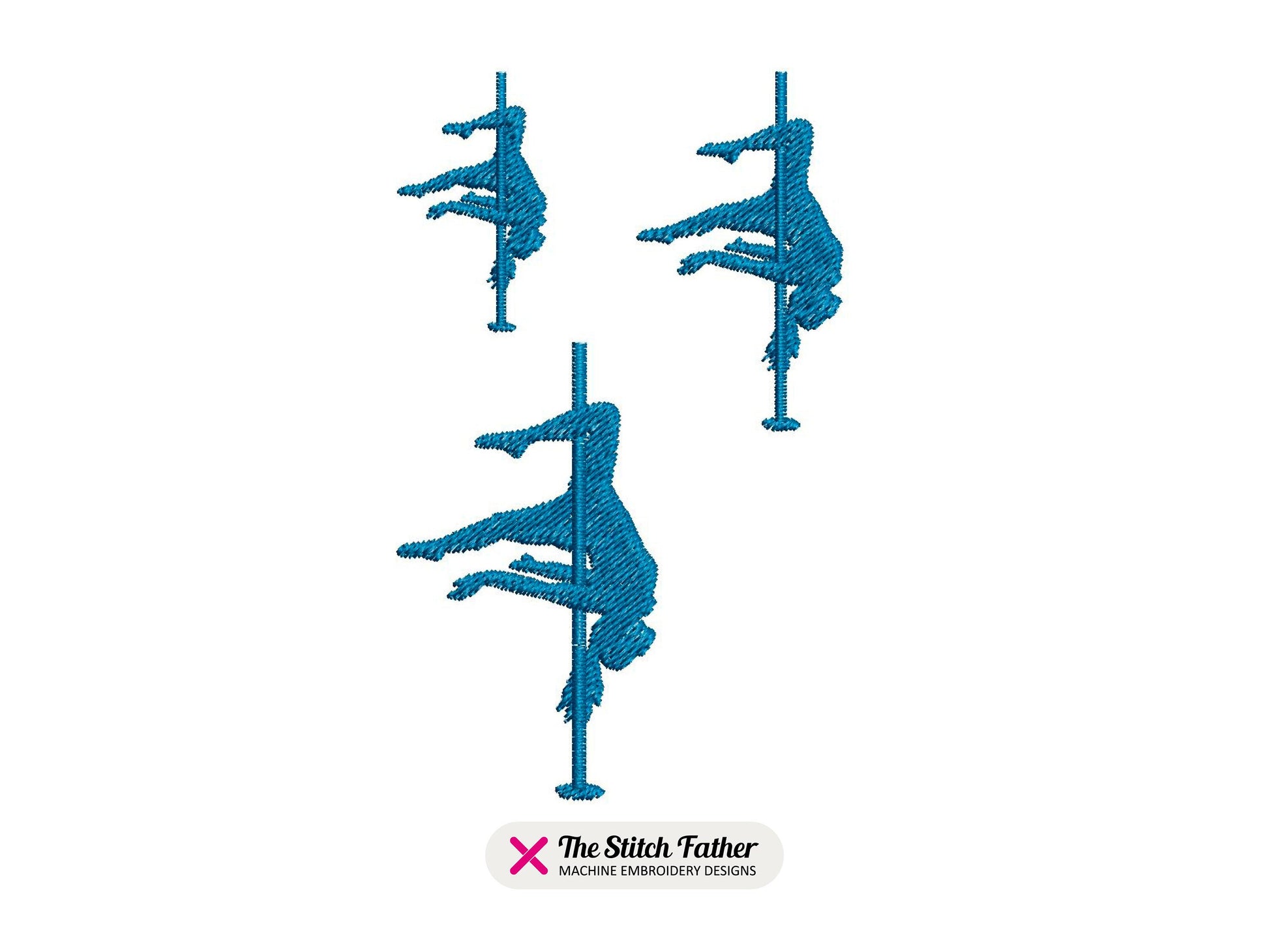 Mini Pole Dance Silhouettes Set