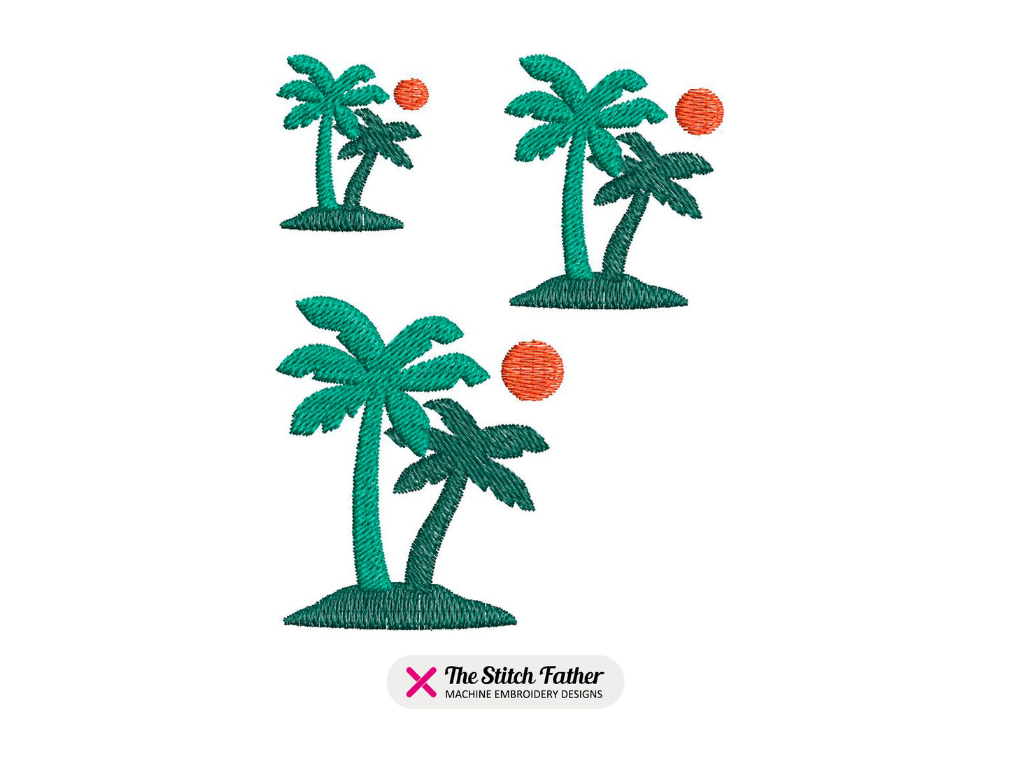 Mini Palm Tree Silhouette