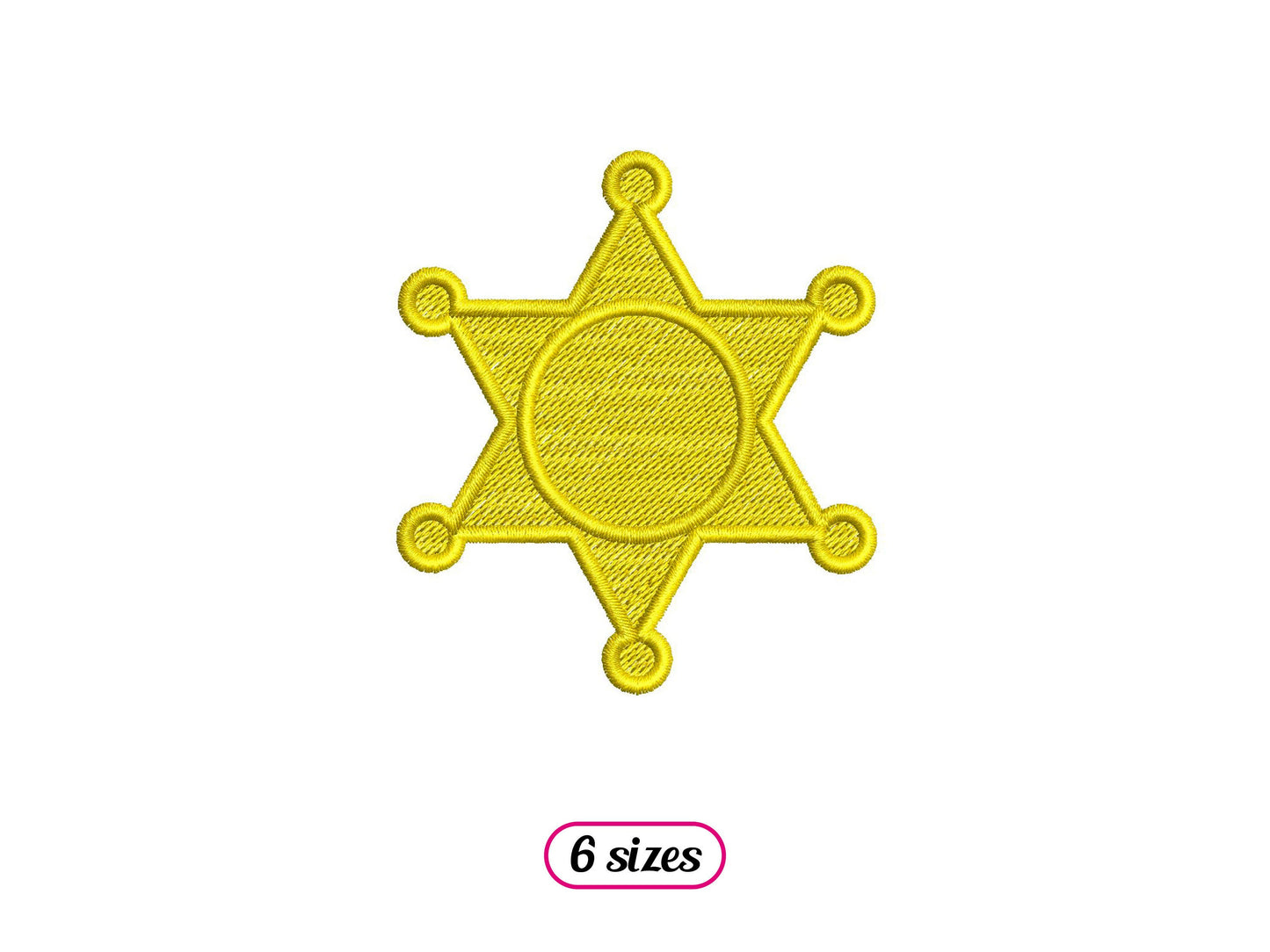 Mini Sheriff Star Badge