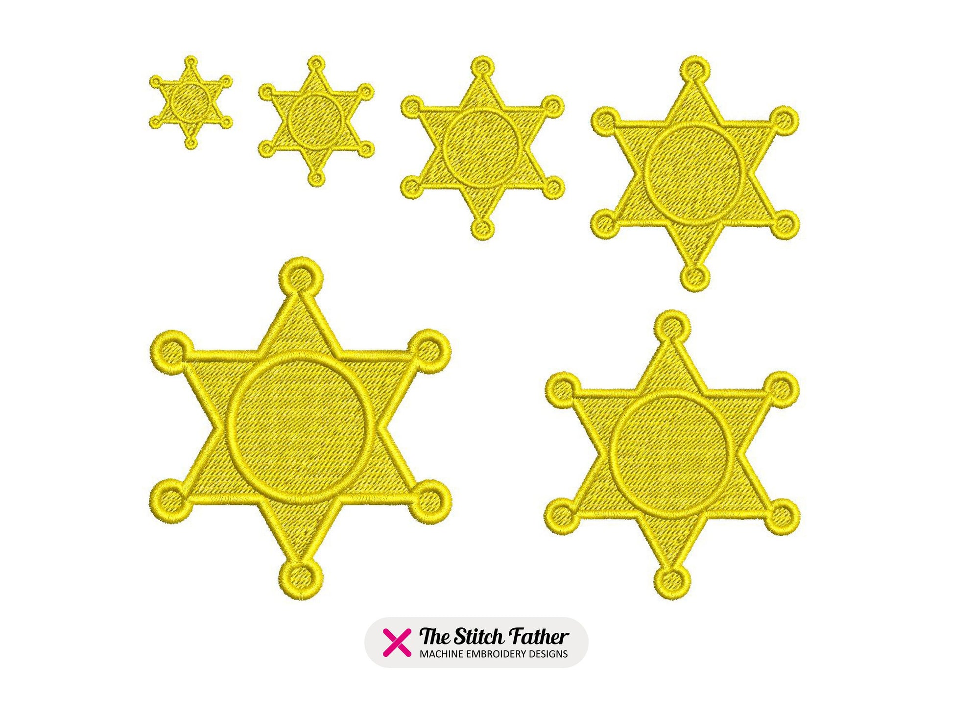 Mini Sheriff Star Badge