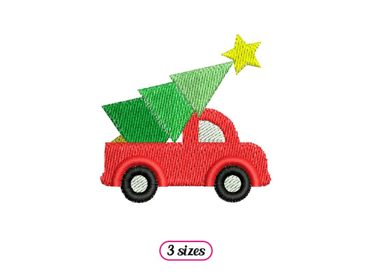Mini Christmas Tree Truck