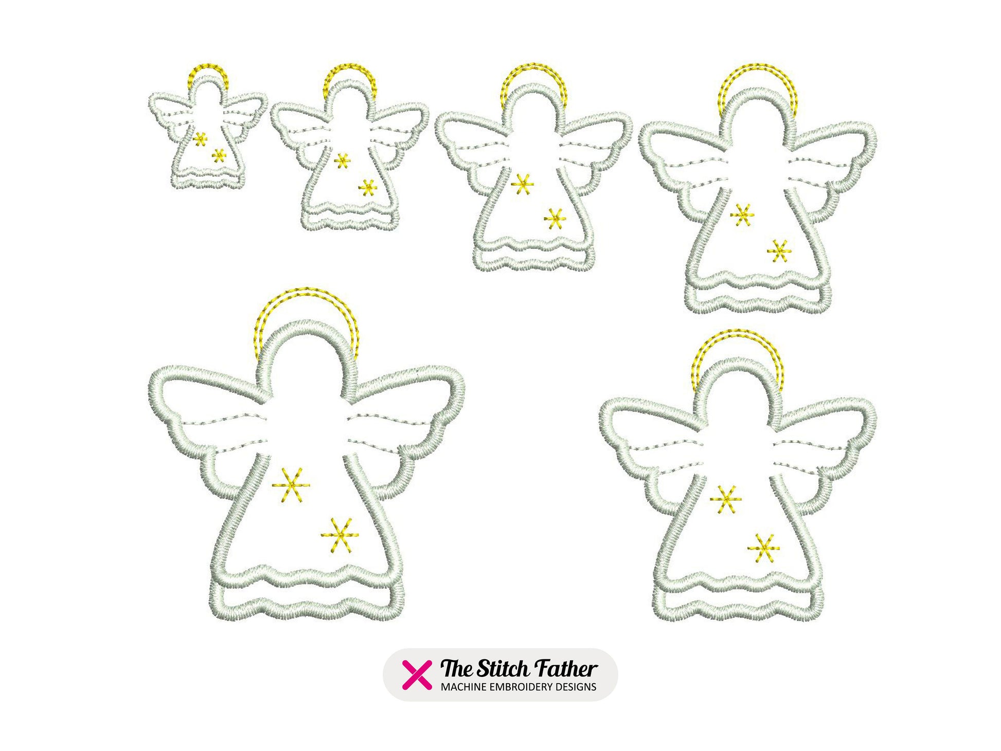 Christmas Patterns Satin Outline Set