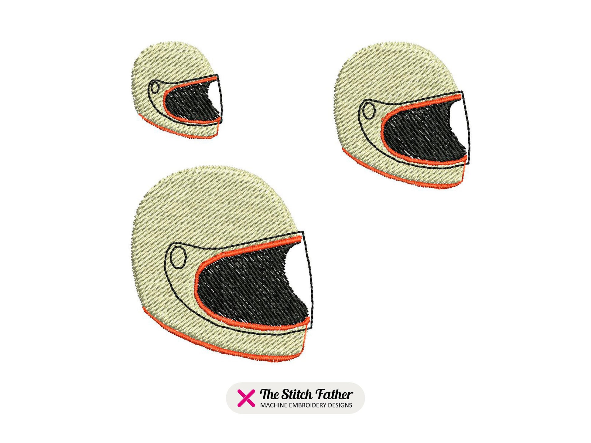Mini Full-Face Helmet Retro Style