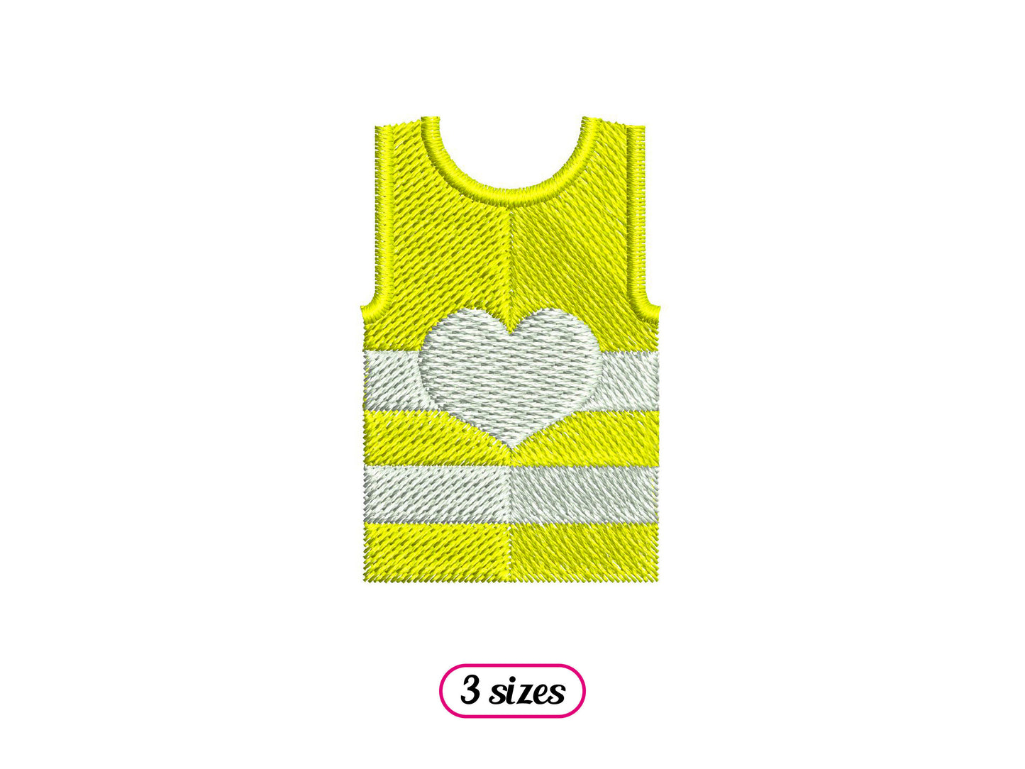 Mini Safety Vest with Heart