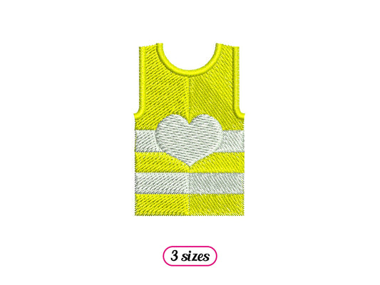 Mini Safety Vest with Heart