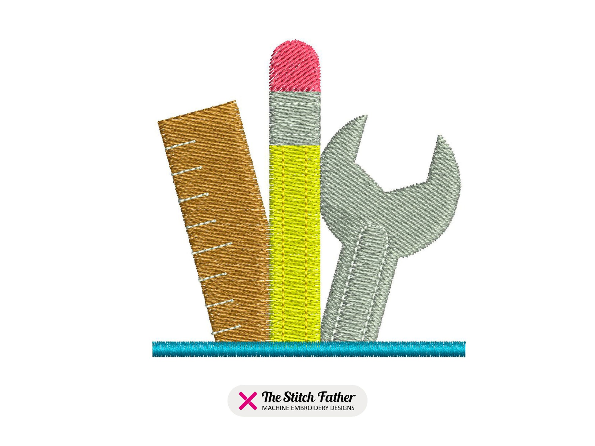 Pencil, Ruler and Wrench Craftsman Pocket