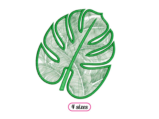 Monstera Leaf Applique