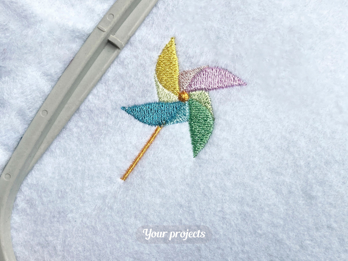 Rainbow Pinwheel