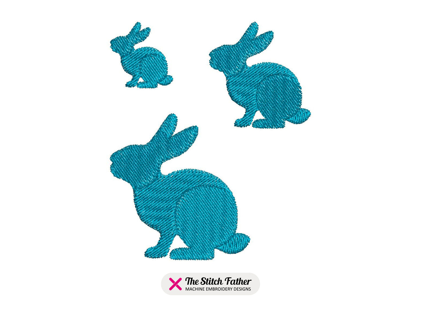 Mini Rabbit Silhouette