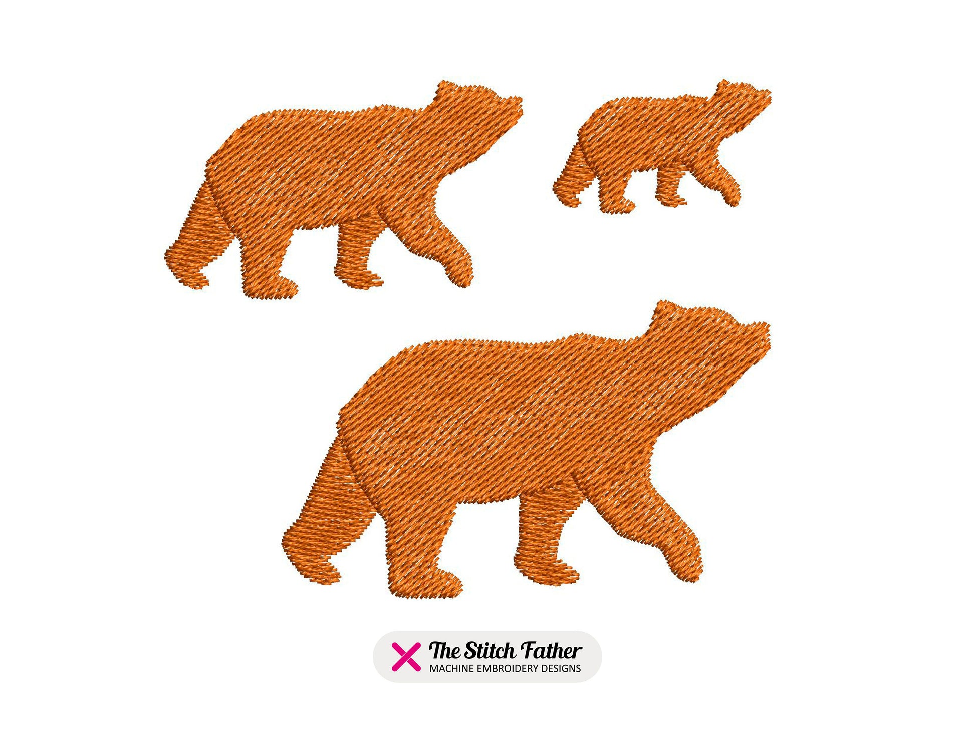Mini Bear Family Set