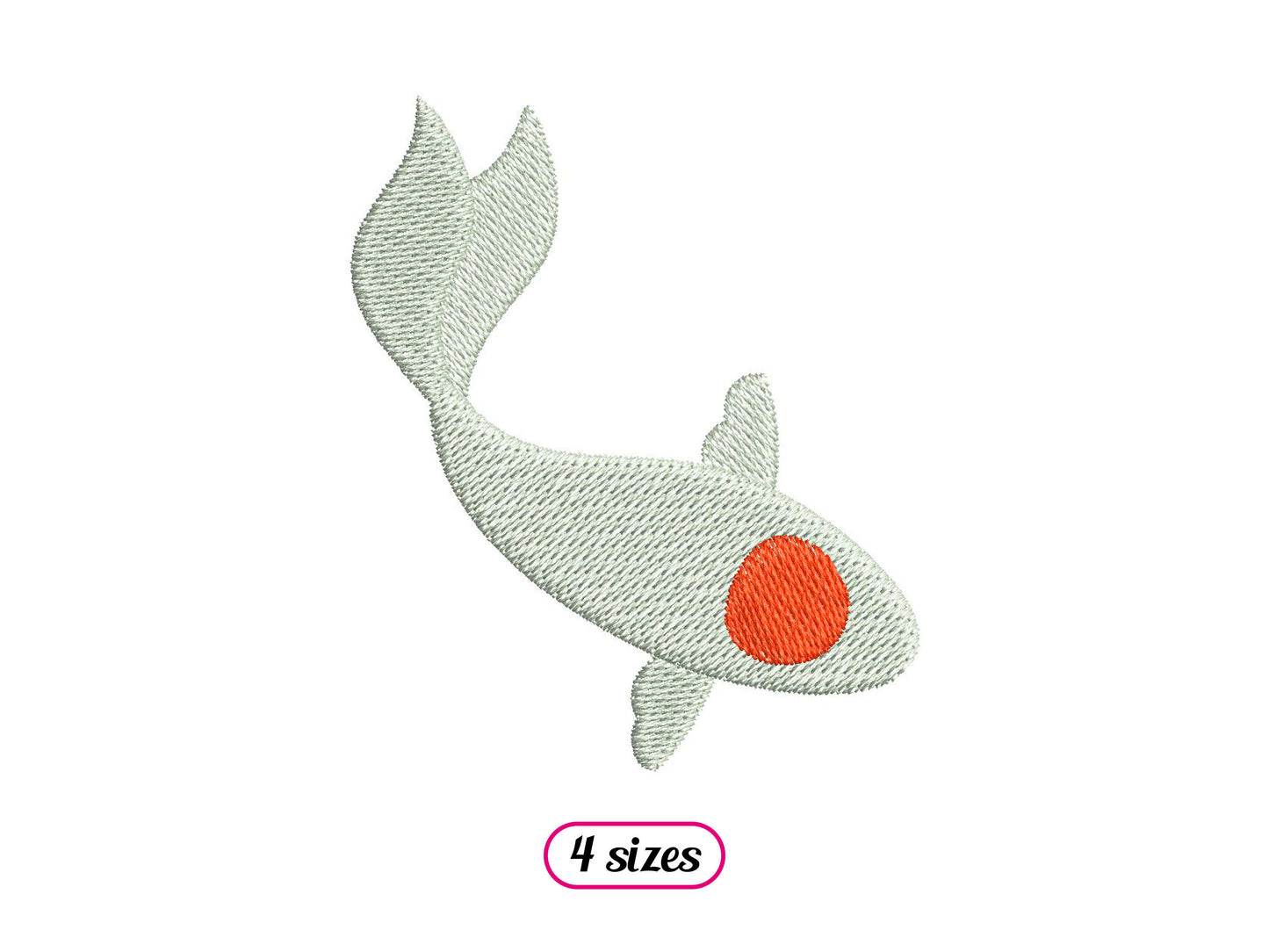Koi Carp Red Circle on Head