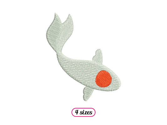 Koi Carp Red Circle on Head
