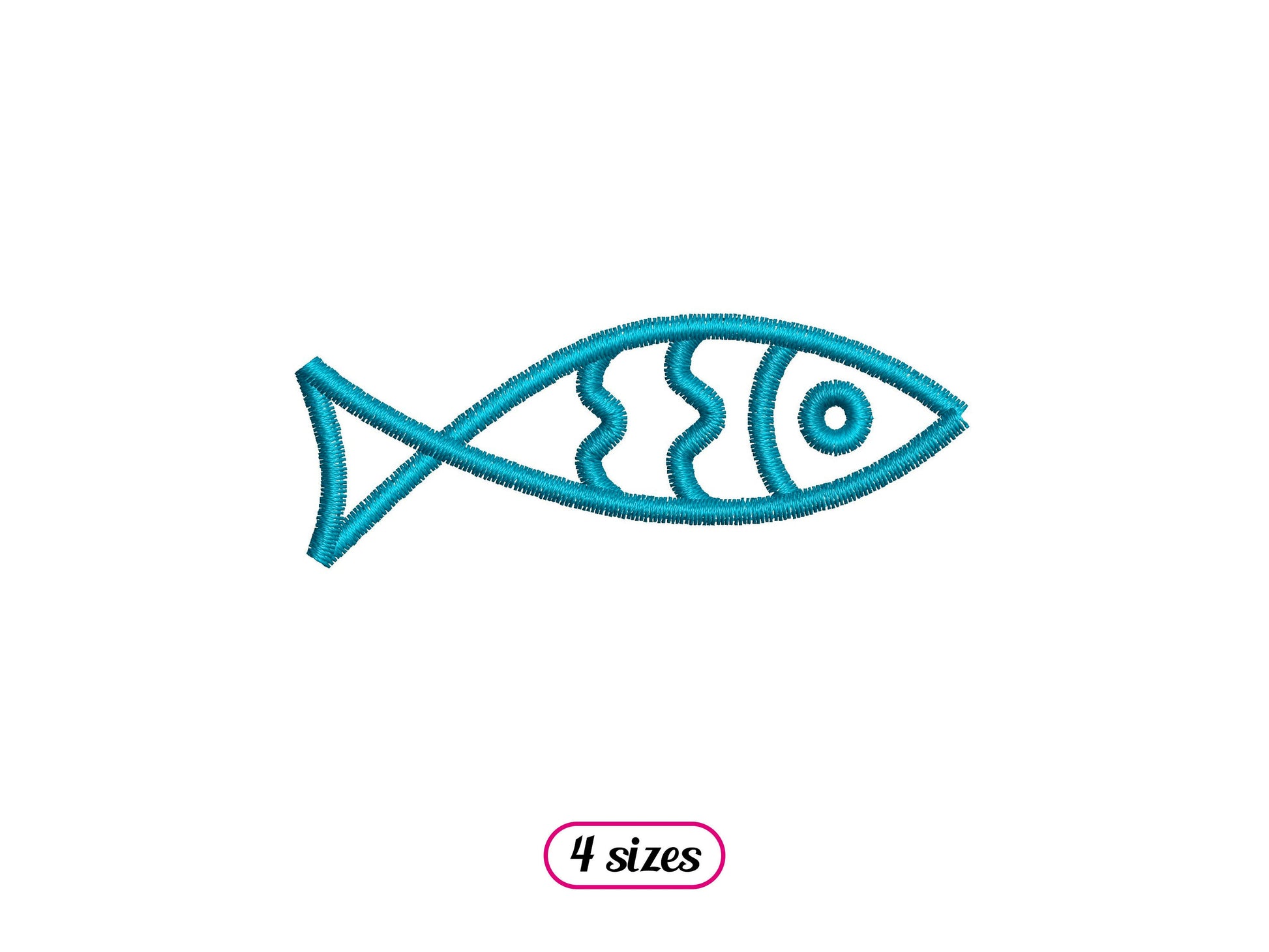 Mini Fish Outline