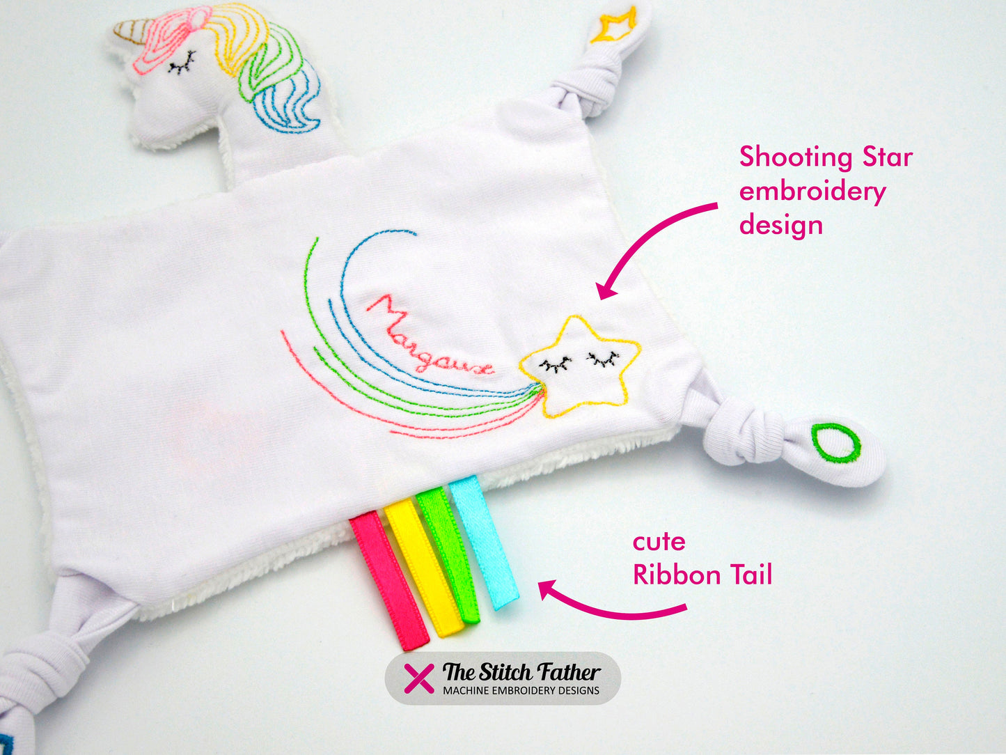 Unicorn Flat Cuddly Toy
