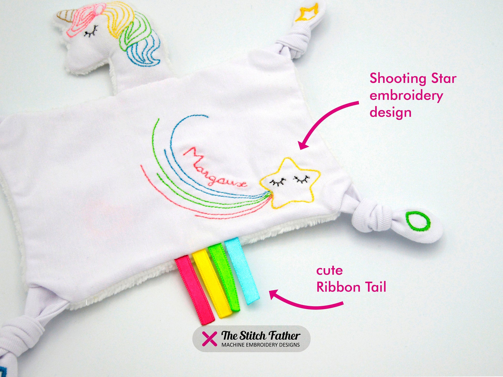 Unicorn Flat Cuddly Toy