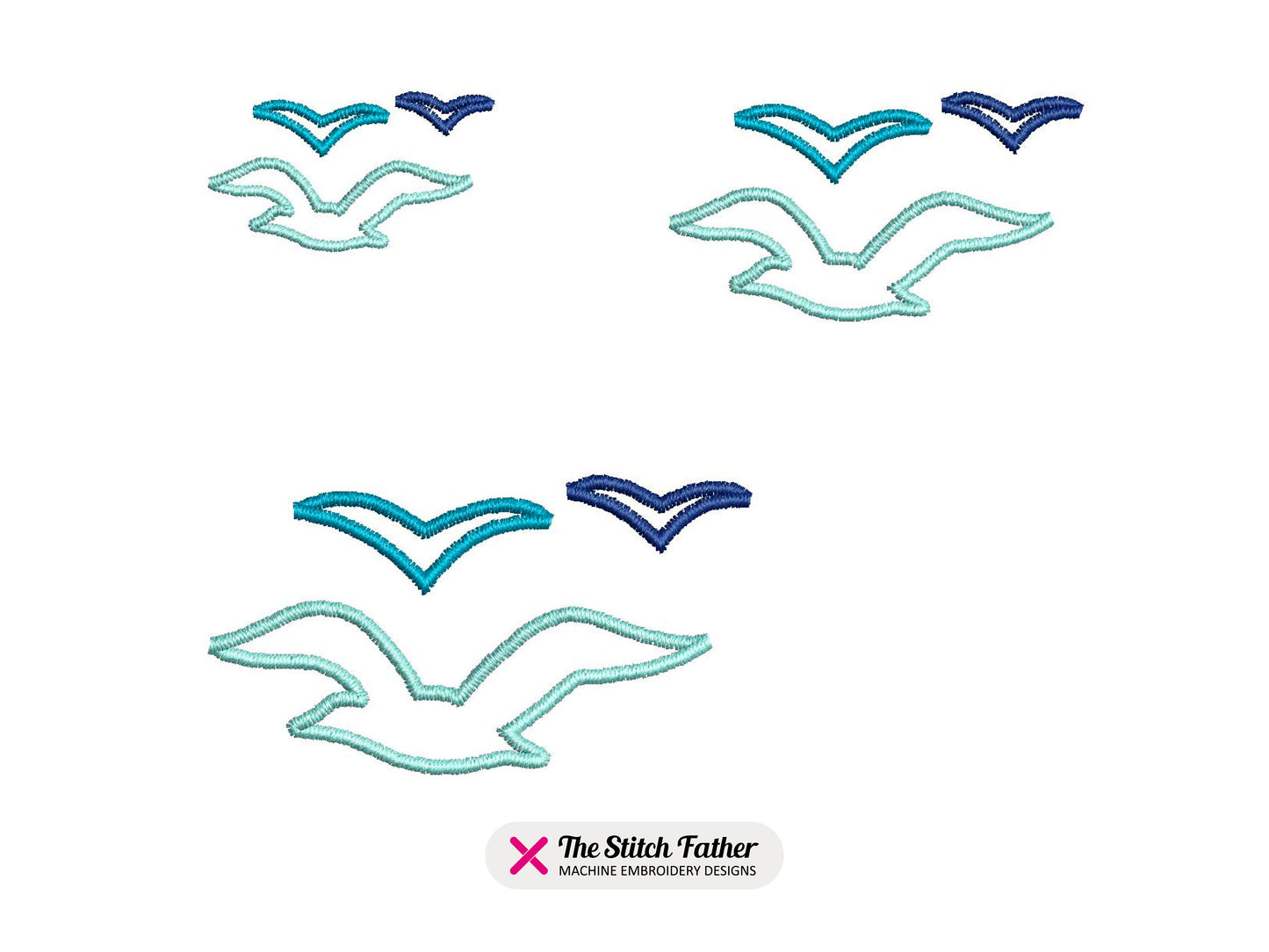 Mini Seagulls Zigzag