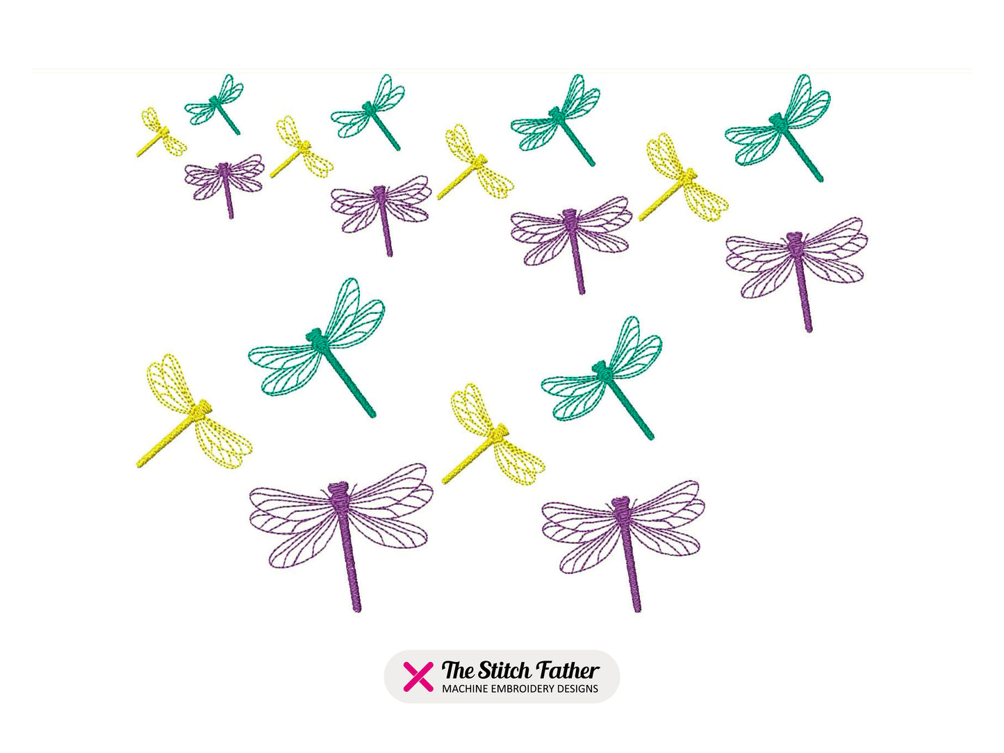 Dragonflies Silhouettes
