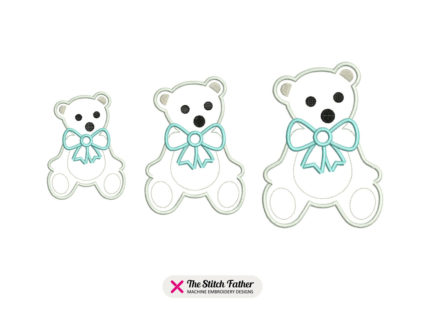 Teddy Bear Applique