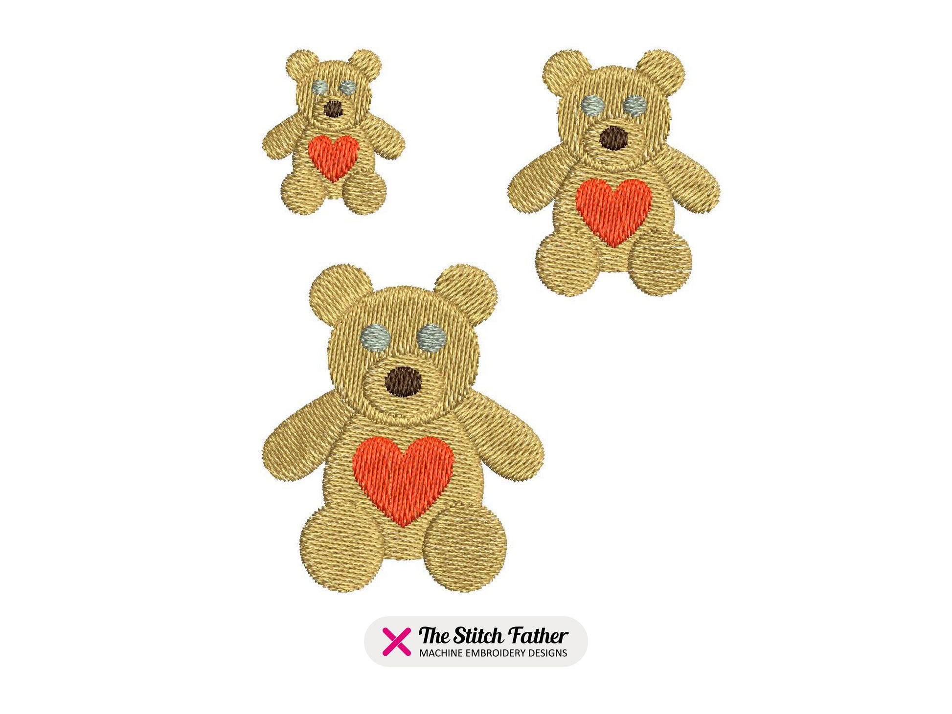Mini Teddy Bear Heart