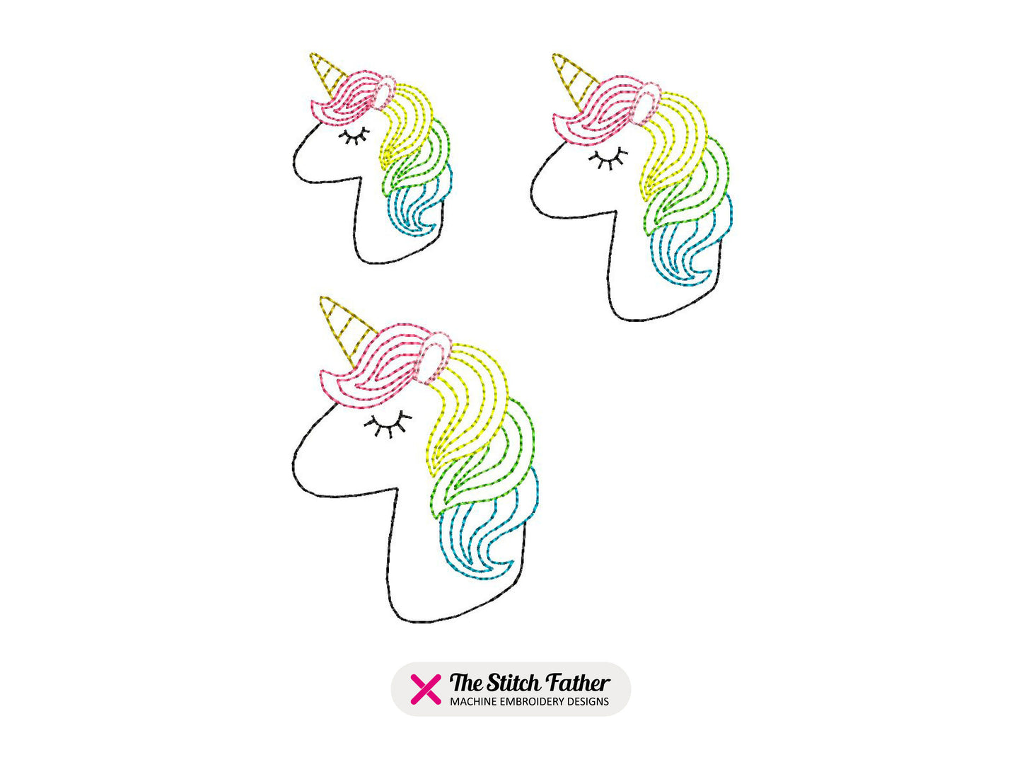 Mini Unicorn Head Line