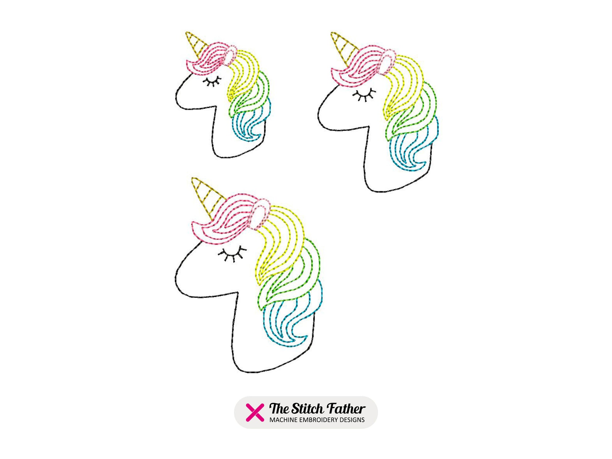 Mini Unicorn Head Line