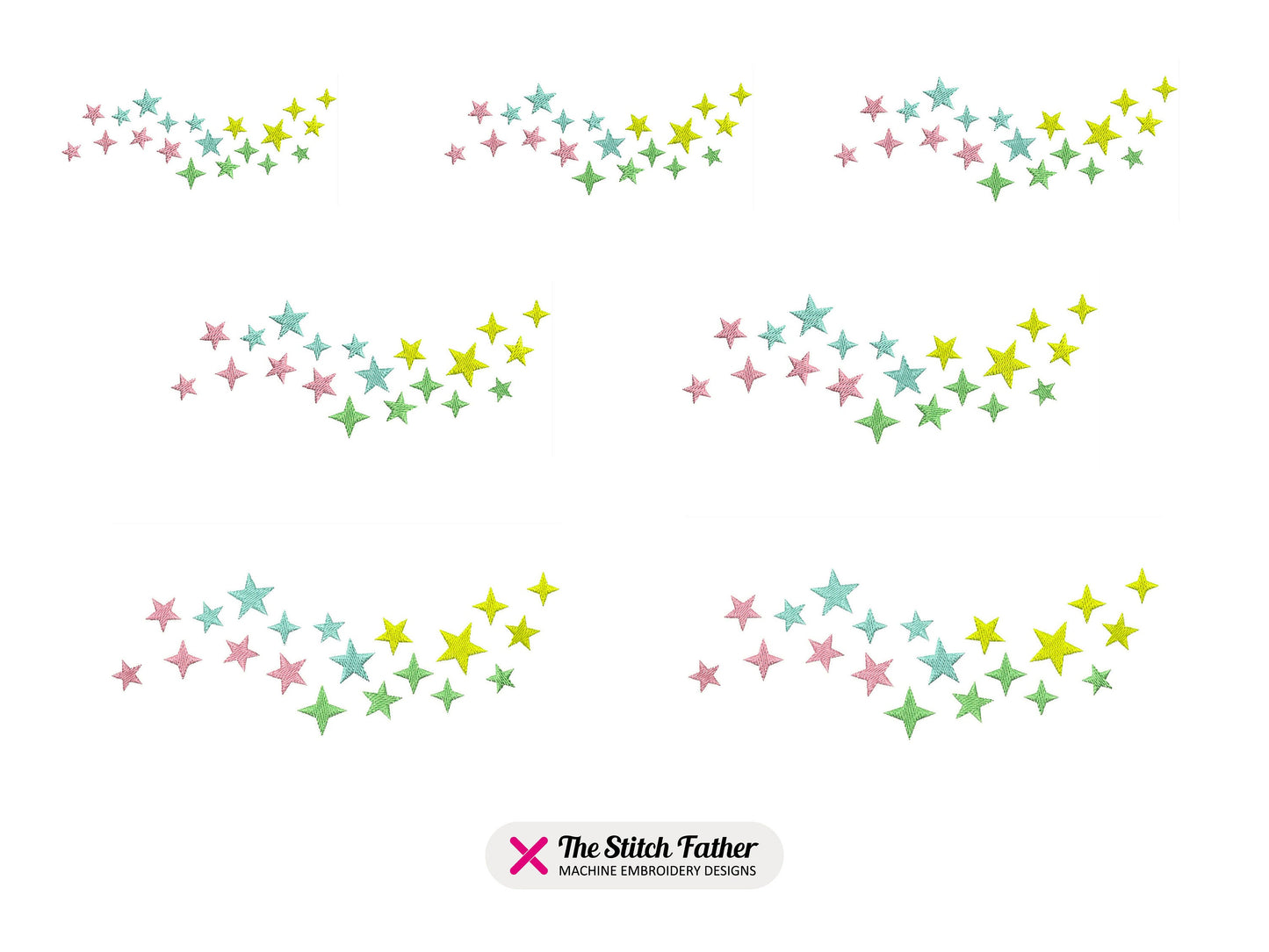Stars Cloud Multicolored