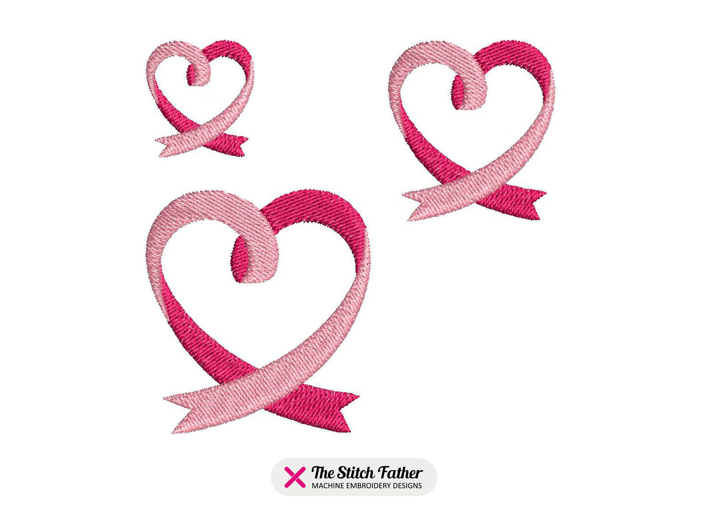 Mini Ribbon Heart Bow