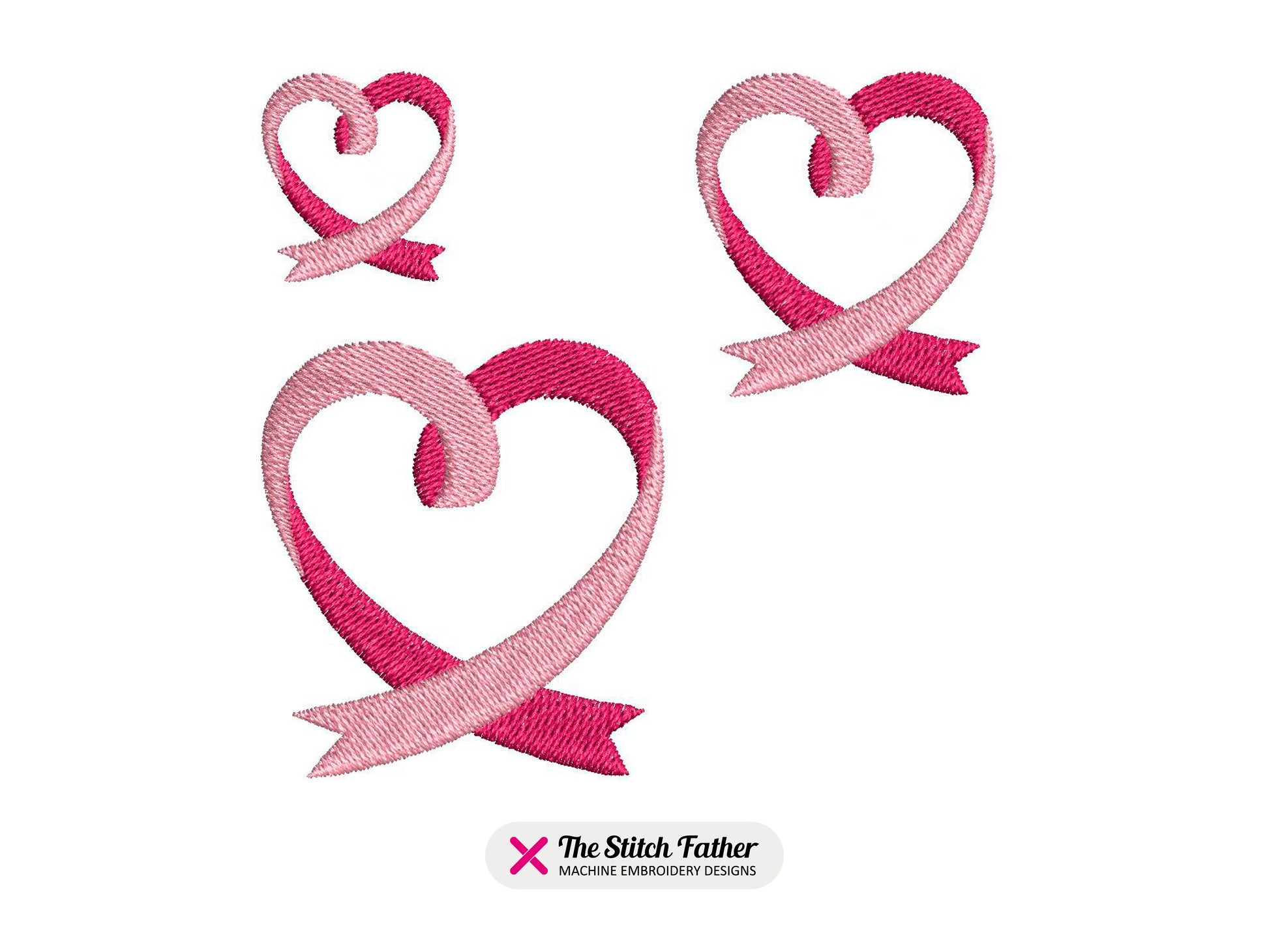 Mini Ribbon Heart Bow