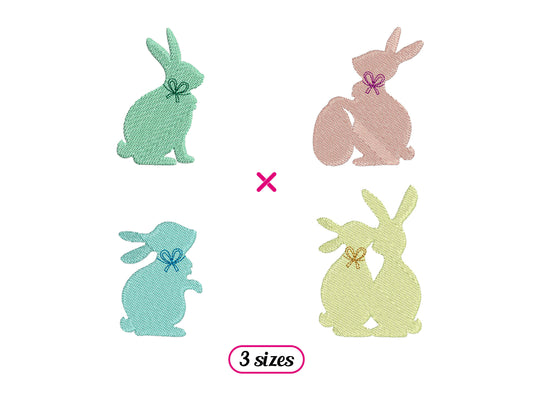 Mini Easter Bunnies Set
