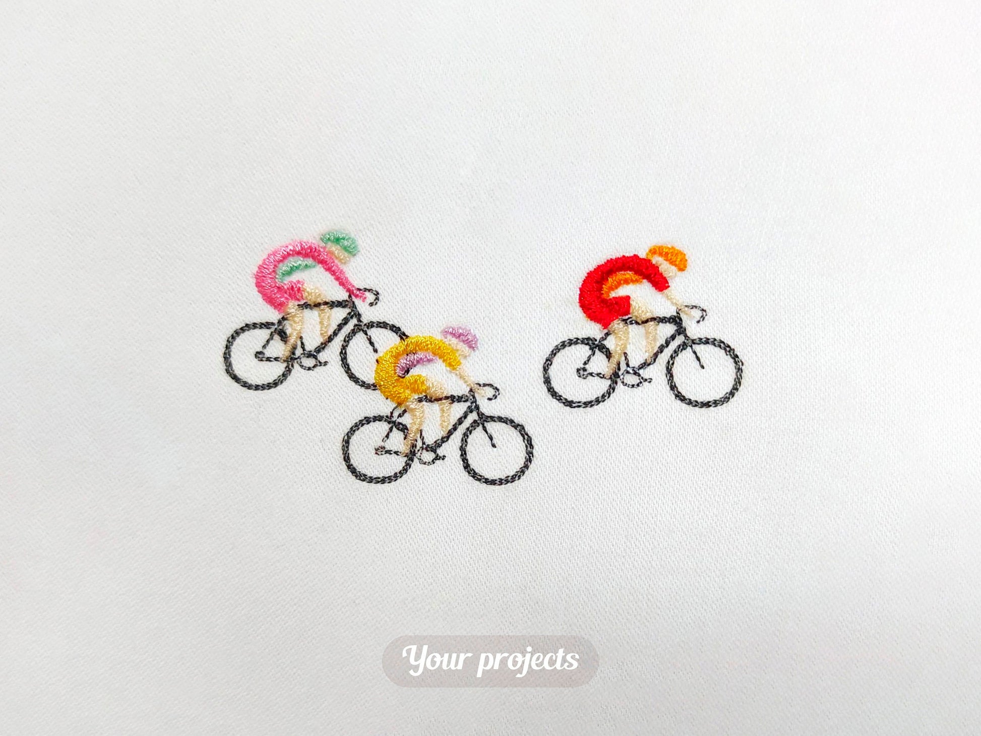 Mini Pack of Cyclists