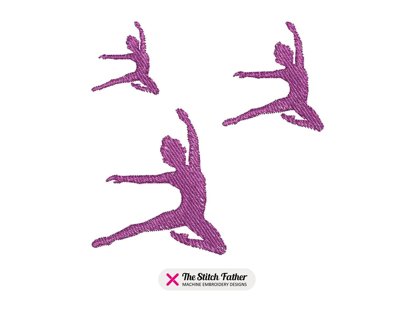 Mini Gymnasts Silhouettes Set