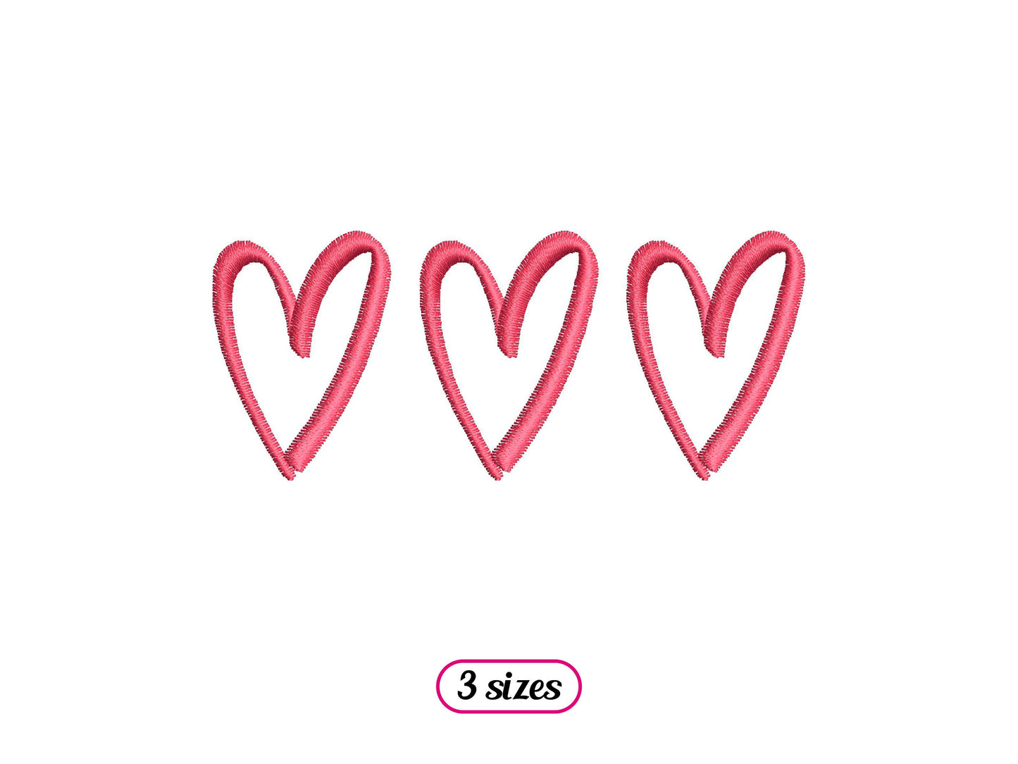 Mini Horizontal Hearts