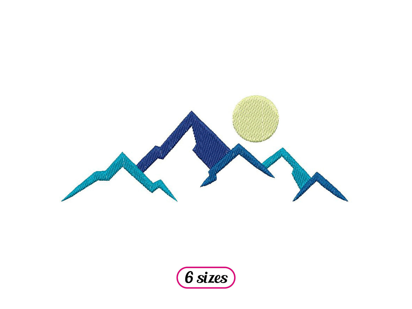 Mountain Skyline 5x7