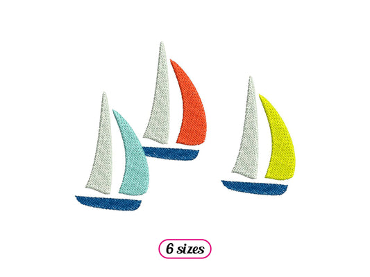 Many Sailboats