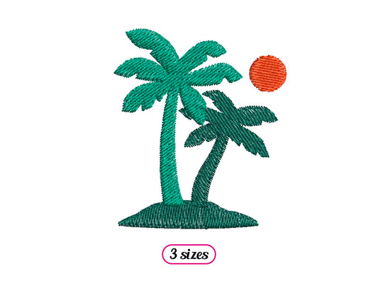 Mini Palm Tree Silhouette