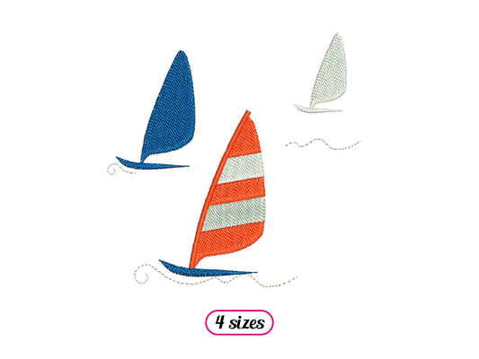 Group of Windsurfers