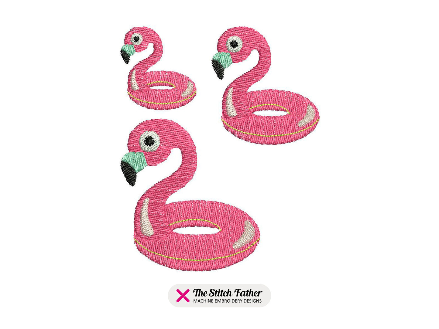 Mini Flamingo Rubber Ring